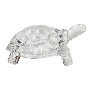 Estatueta Tartaruga Vidro Transparente 18x12cm BE4006 - B10