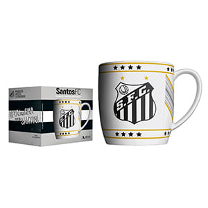 Caneca Urban Times Santos Porcelana 360Ml 441137 - Allmix