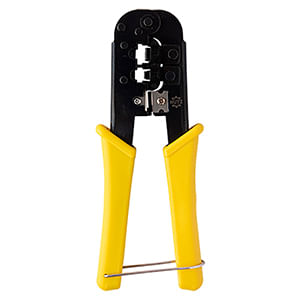Alicate Cripador 2 Em 1 Aço Carbono Amarelo CB2777 - Hutz