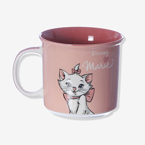 Caneca Tom Cerâmica Rosa Estampa Marie C36 350ml 10025171 - Zona Criativa