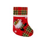 Bota_Papai_Noel_Natal_Xadrez_Neve_Poliéster_E_Tnt_Sortida_18x39cm_Ref.LM1449_honeyhome