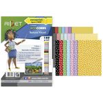 Bloco_Ecocores_Textura_Visual_7_Cores_3_Estampas_36_Folhas_A4+_180g_23x32cm_Ref.010011_Ridet