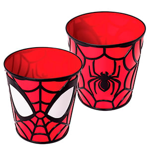 Balde para Pipoca Homem-Aranha 3D Plástico Sortido 2L 16246 - Plasútil