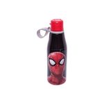 Garrafa_Abre_Fácil_Homem_Aranha_Plástico_Preto_530ml_Ref.14463_Plasútil