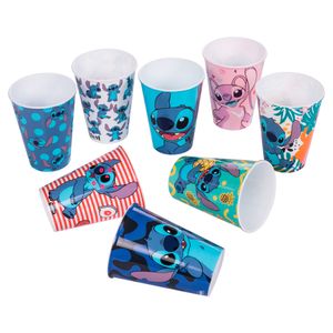 Copo Decorado Stitch Plástico Sortido 280ml 15832 - Plasútil