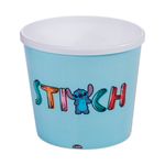 Pote_Para_Pipoca_Decorado_Stitch_Plástico_Azul_2,1l_Ref.15833_Plasútil