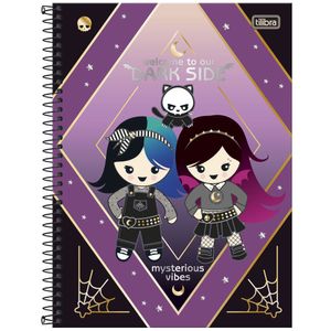 Caderno Universitário Espiral Plush Poison 1 Matéria 80 Folhas 349992 - Tilibra