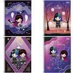 Caderno_Universitário_Espiral_Plush_Poison_Sortido_1_Matérias_80_Folhas_Ref.349992_Tilibra