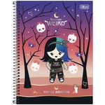 Caderno_Universitário_Espiral_Plush_Poison_Sortido_10_Matérias_160_Folhas_Ref.349984_Tilibra