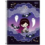 Caderno_Universitário_Espiral_Plush_Poison_Sortido_1_Matérias_80_Folhas_Ref.349992_Tilibra