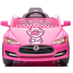 Carro Esportivo Patrulha Canina Plástico Rosa 6v Ref.744 Bang Toys