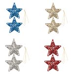 Conjunto_Pendentes_Decoração_Natal_2_Peças_Estrela_Arabesco_Plástico_10x10x4cm_Ref.LM1342_honeyhome