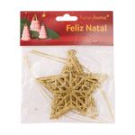 Conjunto_Pendentes_Decoração_Natal_4_Peças_Estrela_Plástico_10x10cm_Ref.LM1339_honeyhome