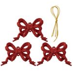 Conjunto_Pendentes_Decoração_Natal_3_Peças_Laços_Plástico_5,5x4,5cm_Ref.LM1343_honeyhome