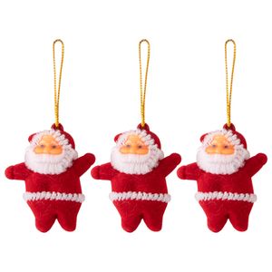 Conjunto Para Decoração Natal 3 Peças Papai Noel Plástico 6,5x4cm LM1331 - honeyhome