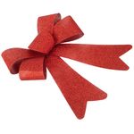 Conjunto_Laços_Decoração_Natal_2_Peças_Plástico_Glitter_Vermelho_14x19,x2,5cm_Ref.LM1371_honeyhome