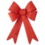 Decoração_Natal_Super_Laço_Plástico_Glitter_Vermelho_20x30x2,5cm_Ref.LM1370_honeyhome