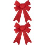 Conjunto_Decoração_Natal_2_Peças_Laços_Plástico_Cintilante_13x17cm_Ref.LM1377_honeyhome