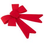 Conjunto_Laços_Decoração_Natal_2_Peças_Poliéster_Vermelho_14x19,x2,5cm_Ref.LM1373_honeyhome