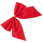 Conjunto_Decoração_Natal_6_Peças_Laços_Poliéster_Vermelho_8x7,5x0,8cm_Ref.LM1375_honeyhome