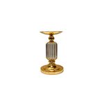 Castiçal_Em_Ferro_Dourado_46x16cm_Ref.QA355DO_Office_Brand