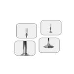 Castiçal_Cristal_Com_Base_Em_Ferro_Cromado_35x10cm_Ref.QA319PA_Office_Brand