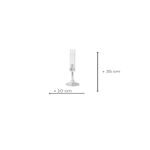 Castiçal_Cristal_Com_Base_Em_Ferro_Cromado_35x10cm_Ref.QA319PA_Office_Brand