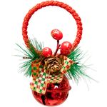 Enfeite_Vermelho_Natal_Noel_Árvore_Sino_Bola_Plástico_Tamanhos_E_Formatos_Sortidos_9,5x18x4cm_Ref.LM1649_honeyhome