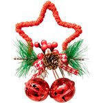 Enfeite_Vermelho_Natal_Noel_Árvore_Sino_Bola_Plástico_Tamanhos_E_Formatos_Sortidos_9,5x18x4cm_Ref.LM1649_honeyhome