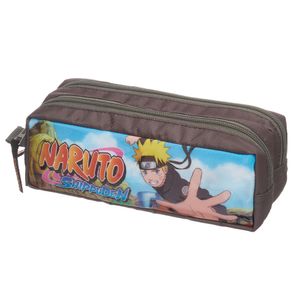 Estojo Duplo Infantil Naruto Shippuden Dattebayo 978A17014U - Pacific