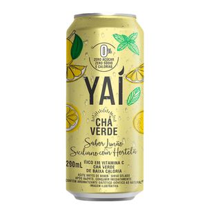 Chá Verde Zero Açúcar Limão Siciliano Com Hortelã 290ml YAI024 - Yaí