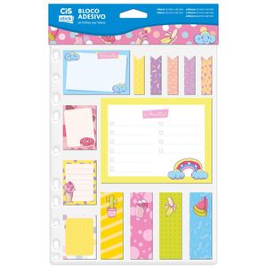 Bloco Adesivo Stick 14 Modelos 20 Folhas 553431 - Cis