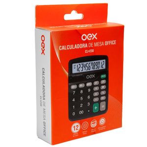 Calculadora de Mesa Cl230 Office Com 12 Dígitos 500040 - OEX