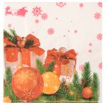 Pacote_de_Guardanapos_Descartáveis_20_Folhas_Simples_Estampas_Natalinas_Sortidas_33x33cm_-_honeyhome