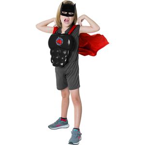 Capa Top Heroes Black Poliéster Vermelha XIS0954 - Toymaster