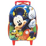 Mochila_de_Rodinhas_Infantil_Mickey_Poliéster_Vermelho_Ref.10520_Xeryus