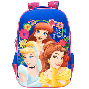 Mochila de Costas Infantil Princesas Poliéster Rosa 10962 - Xeryus