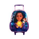 Mochila_de_Rodinhas_Infantil_Wish_Poliéster_Lilás_Ref.11740_Xeryus