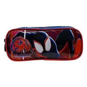 Estojo Duplo Homem Aranha Poliéster Azul 11685 - Xeryus