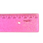 Régua_de_30cm_New_Line_Holográfica_Glitter_Plástico_Rosa_Ref.10270124_Waleu