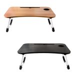 Mesa_Com_Pés_Dobráveis_Compartimento_Para_Canetas_Redondo_Madeira_Mdf_1,4x60x39,5cm_Ref.LM2020_honeyhome