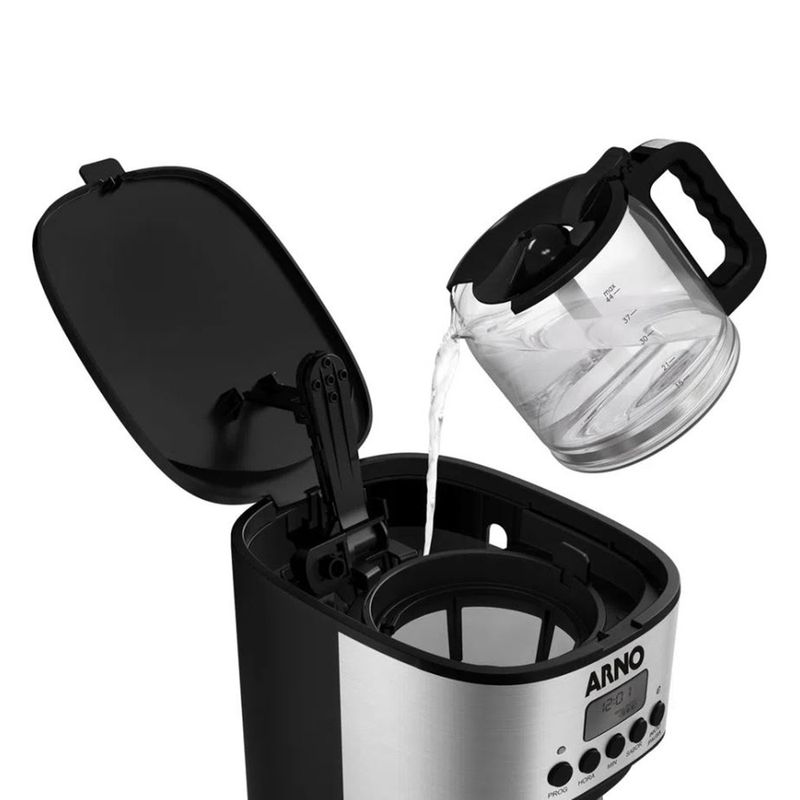 Cafeteira_Eletrica_Programavel_New_Element_Preta_Com_Jarra_de_Vidro_18_Litros_1000w_Ref.1510001995_Arno