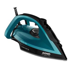 Ferro de Passar À Vapor Ultragliss Plus Fmy Base Durilium Airglide Azul E Preto 1520w 220v 1830008401 - Arno