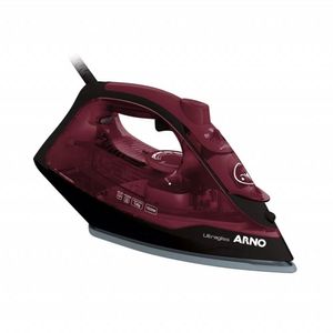 Ferro de Passar À Vapor Ultragliss Fmv Base Durilium Vinho E Preto 1520w 127v 1830008402 - Arno