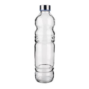Garrafa H2O Redonda de Vidro 1 Litro VDR7243 - Euro Home