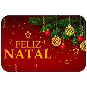 Tapete de Entrada Natalino em Poliéster Sortido 40x60cm LM1401 - honeyhome