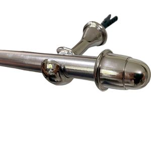 Kit Varão Basic Grosso Cromado Aço 3m 1835 - Utilimark