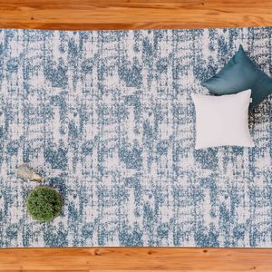 Manta Tapete Rústica Carrara Cinza 150x200cm MRCAR150200CI1 - Bordartes