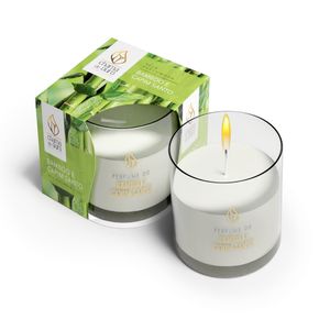 Vela Perfumada Bamboo e Capim Santo 70g 70BACA - Chama de Ouro