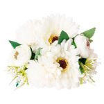 Arranjo_Flores_Margaridas_Arame_Poliéster_Plástico_Pu_Cores_E_Formas_Sortidas_13x11x23cm_Ref.LM1560_honeyhome